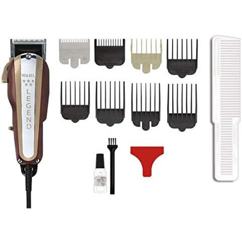 Wahl Professional 8147 Wide-Range Fading Clipper with Crunch Blade Technology & 8 Attachment Combs