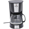 Mebashi ME-DCM1004 Drip Coffee Maker (900W, Black/Silver/Clear)