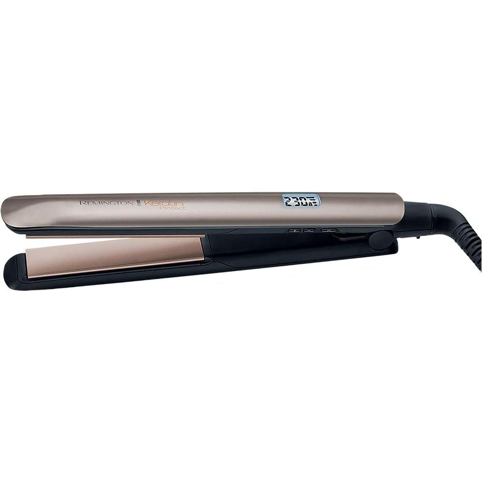 Remington Hair straightener from Remington Keratin Protect - Channel Gold brown