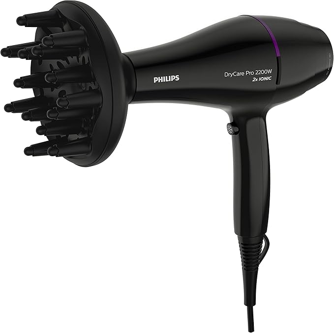 Philips Advanced Drycare Pro Hairdryer, 2200 W, Black, BHD274