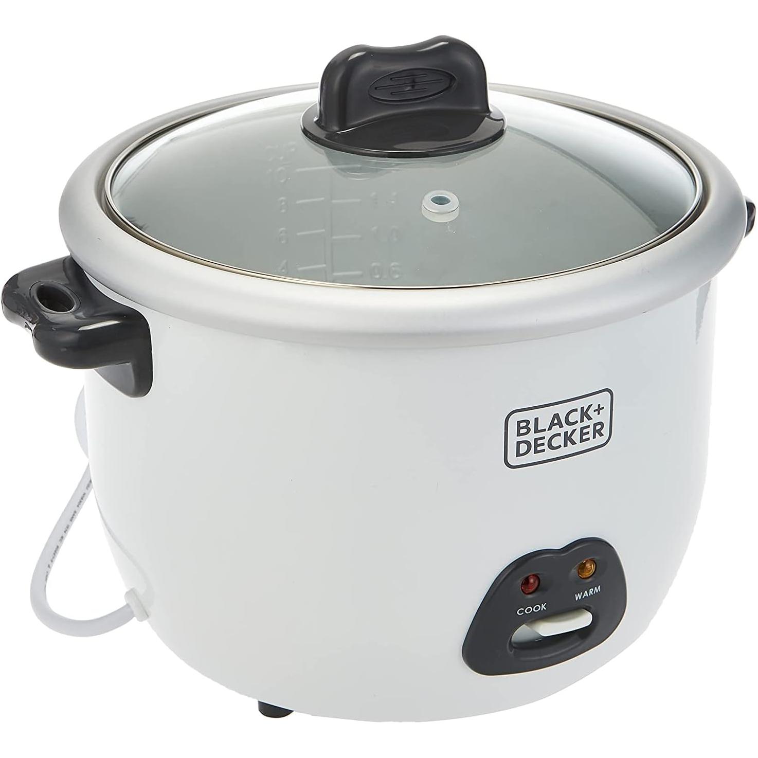 Black+Decker Rice Cooker - RC1850-B5-SP, 1.8 litre