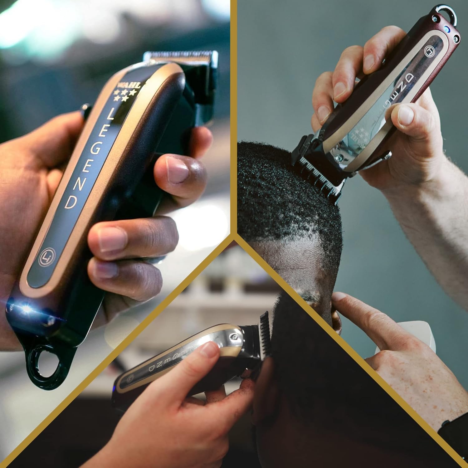 Wahl 5 Star Cordless Legend, Professional Hair Clippers, Pro Haircutting Kit, Adjustable Taper Lever, Crunch Blade, Wedge Blades, Cordless, Barbers Supplies