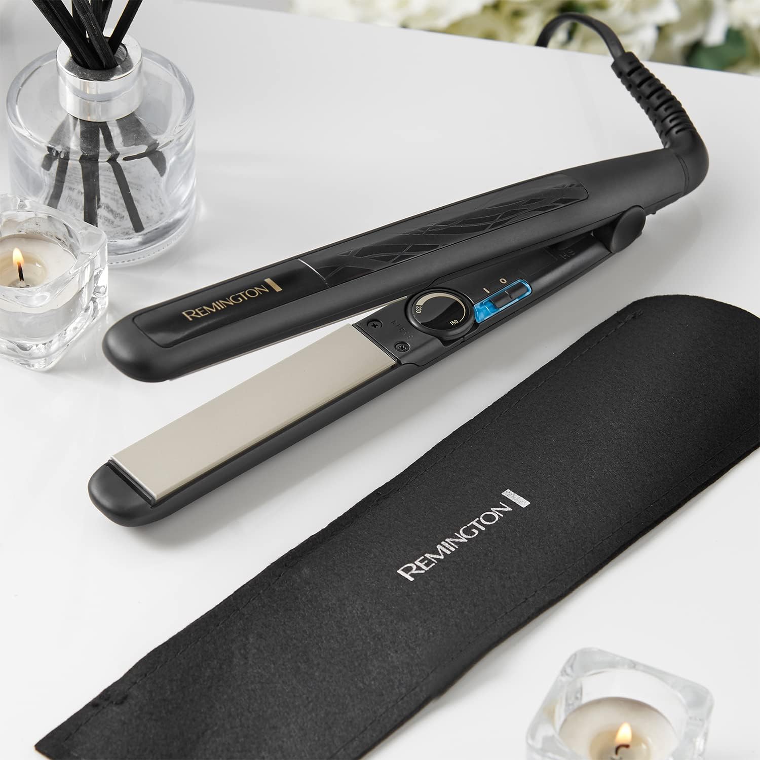 Remington S3500 U1 Ceramic Straight 230 Hair Straightener, Black