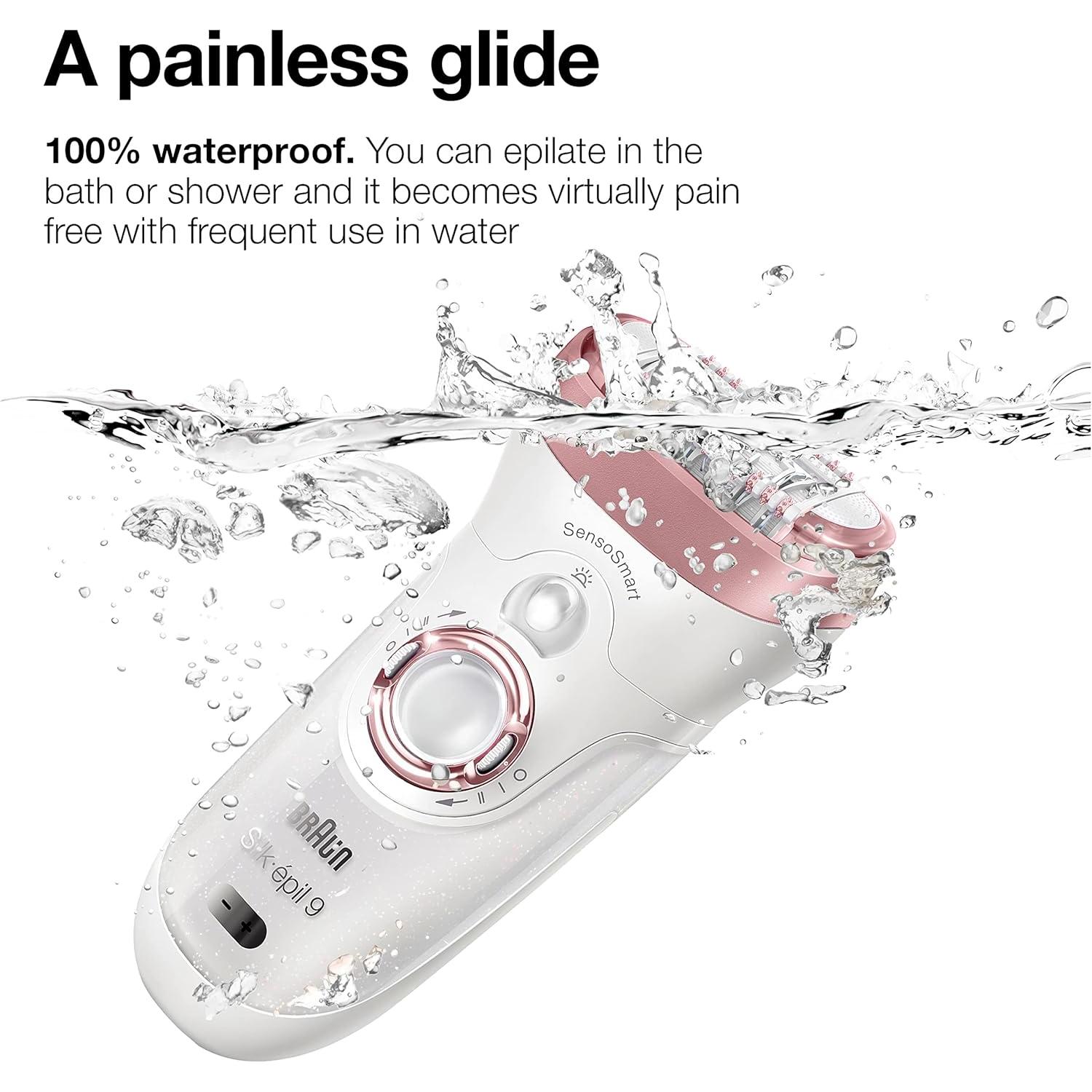 Braun Epilator Silk-Épil 9 9-720, Facial Hair Removal For Women,