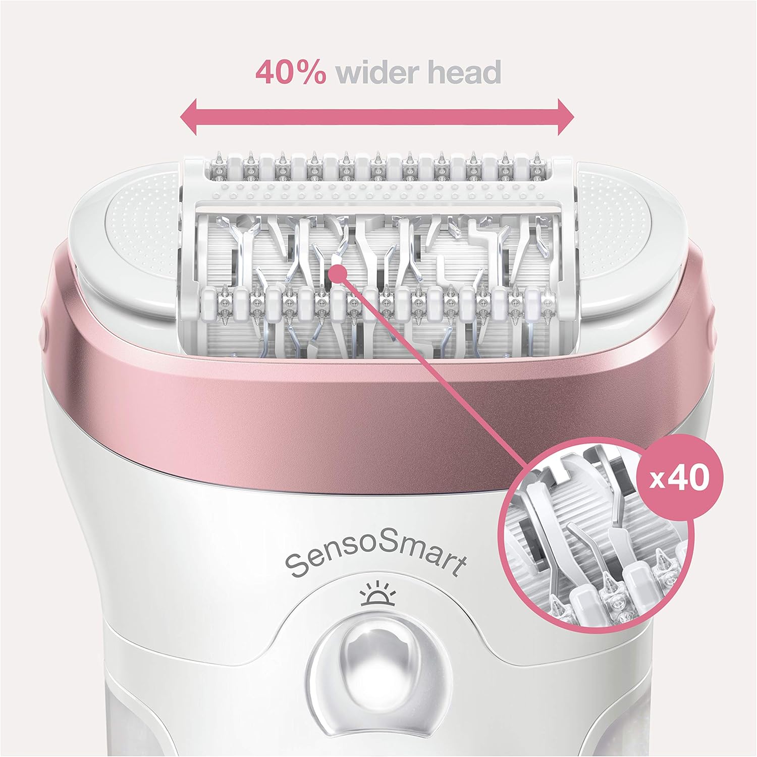 Braun SES 9897 GS,Braun Silk-epil 9 SensoSmart SES 9897 GS Wet & Dry epilator rose gold - 4-in-1 epilation,