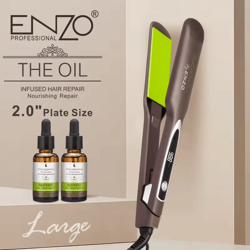 ENZO EN-3991L Professional Ceramic Hair Straightener –Intl Version