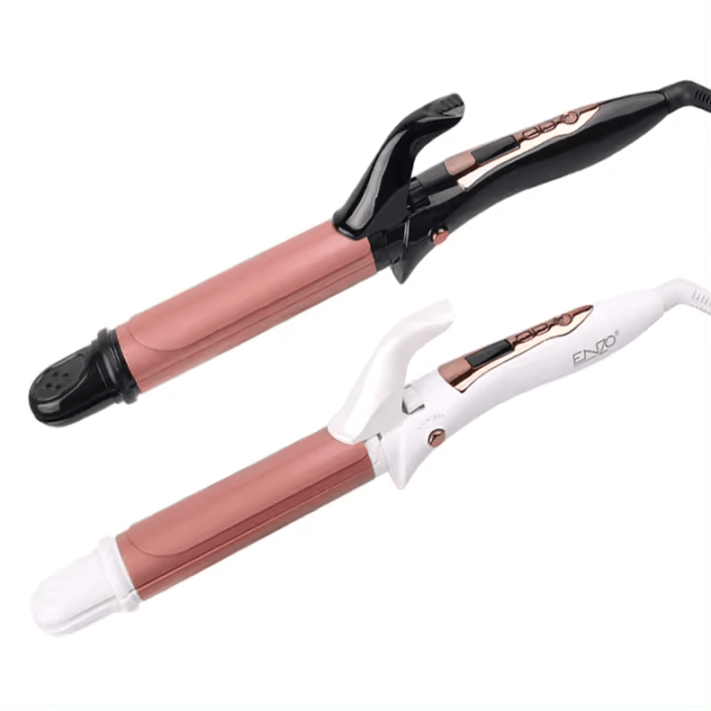 ENZO EN-9107 25 MM  2-in-1 Hair Curler and Straightener – Professional 2-in-1-Intl Version