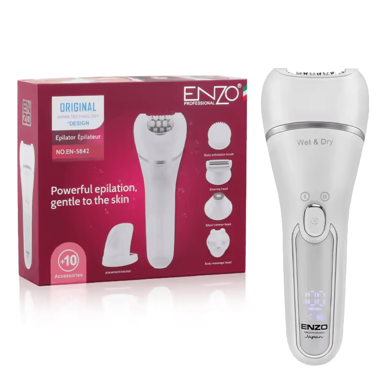 ENZO EN-5842 10-in-1 Epilator for Women  - Intl Version