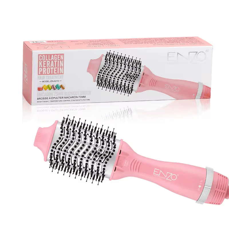 ENZO EN-6210 Rotating Hair Blow Dryer Brush-Intl Version