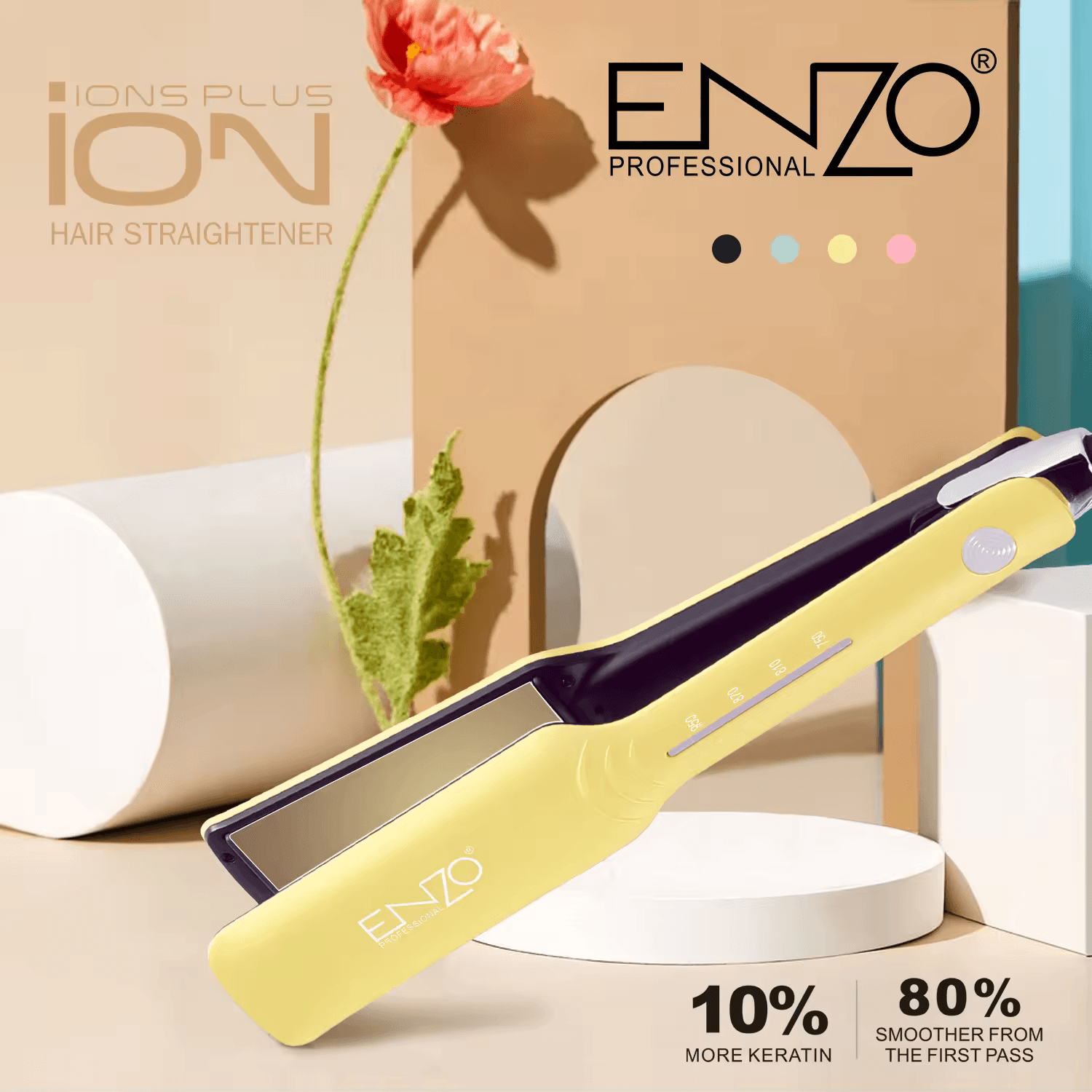 ENZO EN-3994  Professional Hair Straightene -Intl Version