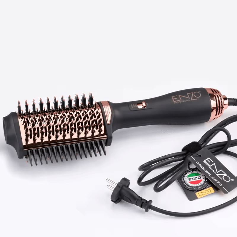 ENZO EN-4130  Hot Air Brush Styler  2-in-1 Blow Dryer and Brush, 1200W,-Intl Version