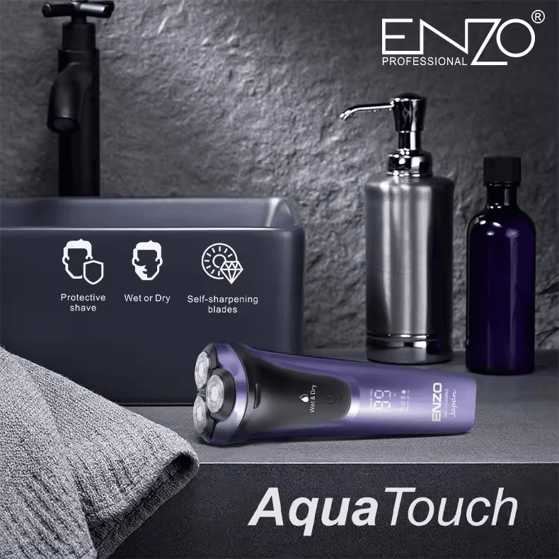 ENZO EN-9306 Rechargeable Triple Blades Shaving Razor for Men-Intl Version