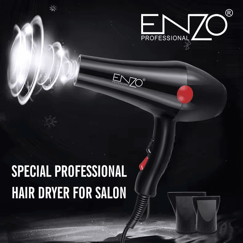 ENZO EN-6114 Professional Hair Dryer – 2200W-Intl Version