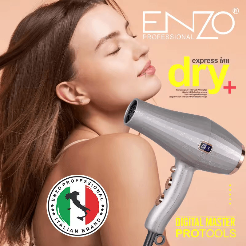 ENZO EN-6050 Fast-Drying Negative Ion Hair Dryer - Intl Version