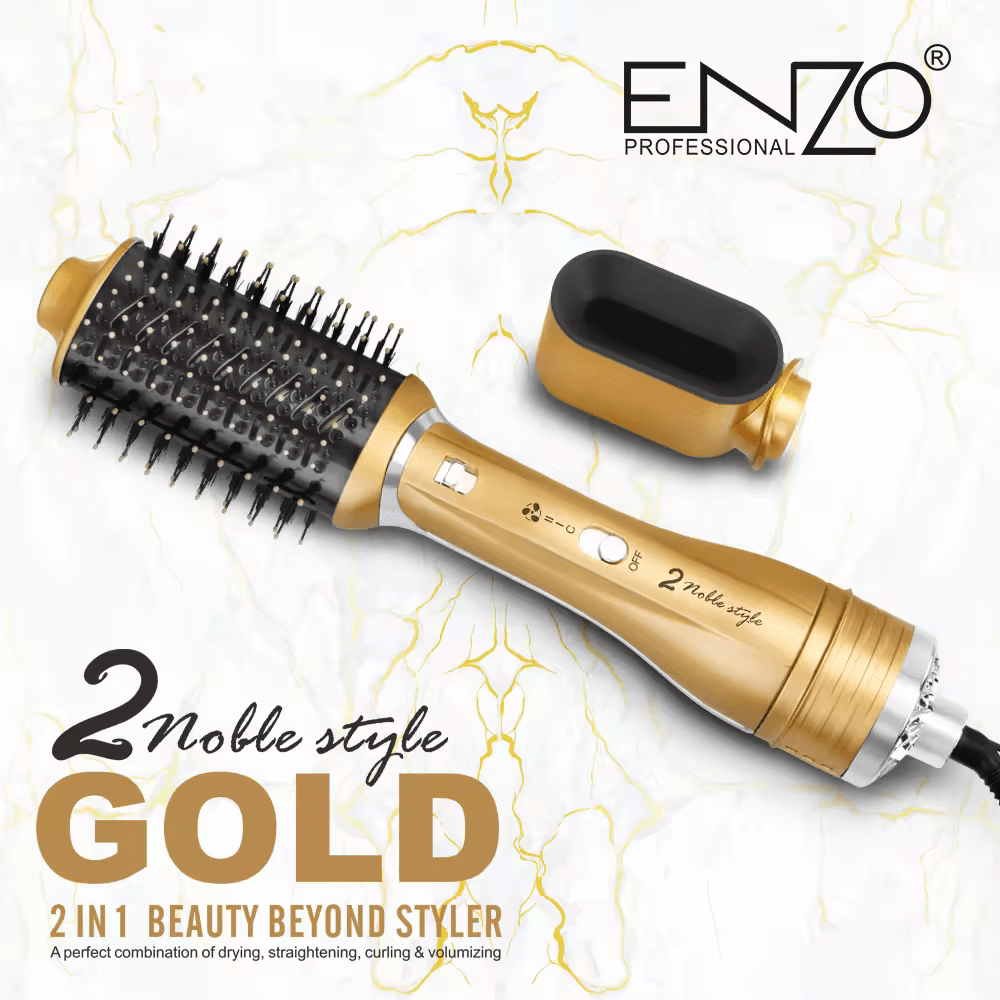 ENZO EN-751  2-in-1  Blow Dryer and Styling Brush –Intl Version