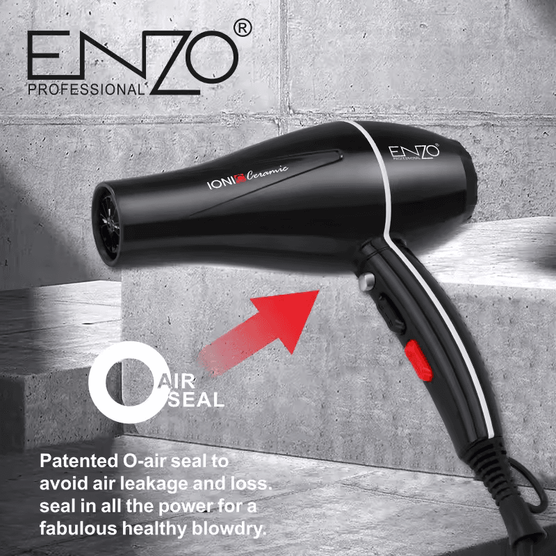 ENZO EN-111B Professional Hair Dryer – 2000W -Intl Version