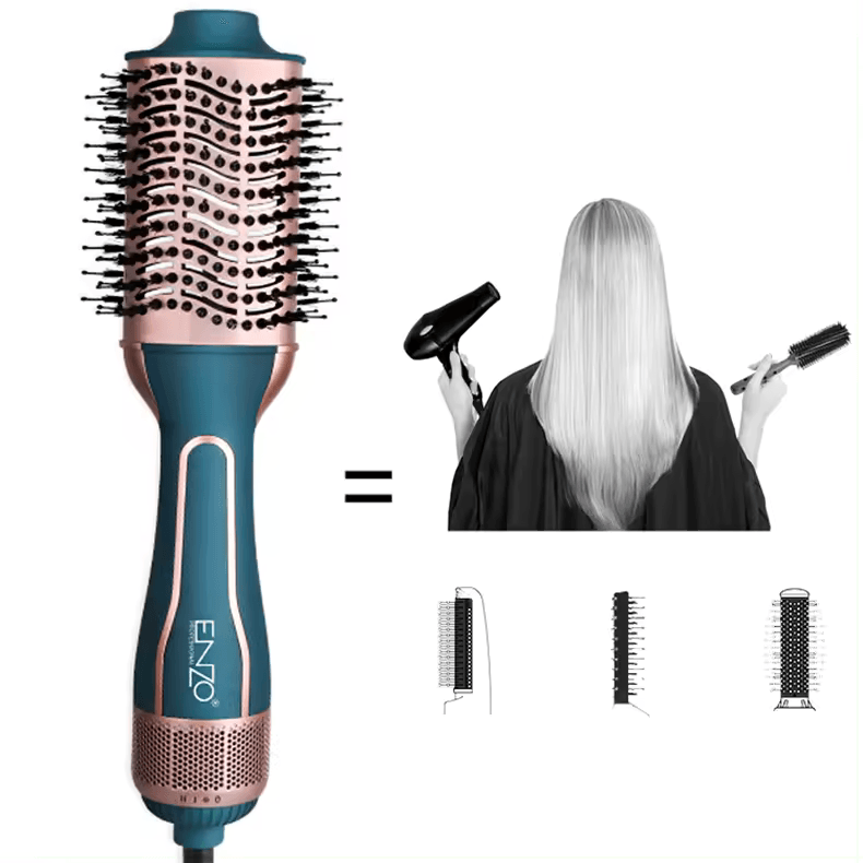 ENZO EN-4112 ENZO Hot Air Hair Brush Styler – Intl Version