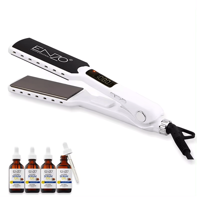 ENZO EN-5050 Professional Nano Titanium Hair Straightener - Intl Version