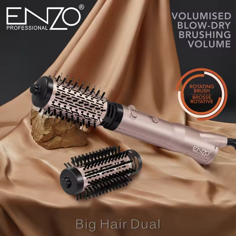 ENZO EN-741 Professional Rotating Volumizing Blow Dryer- 2200W- Intl Version