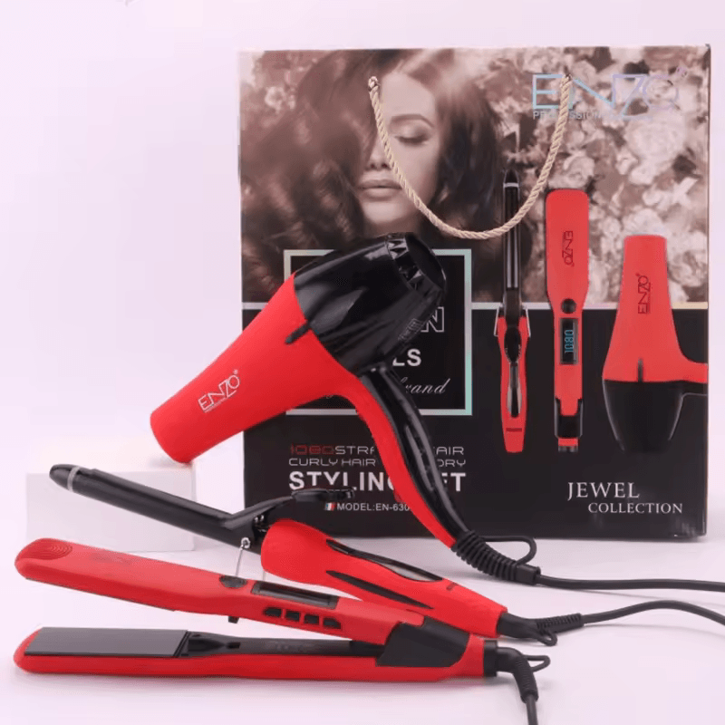 ENZO EN-6306 ENZO Professional Italian Hair Styling Combo Pack - Intl Version