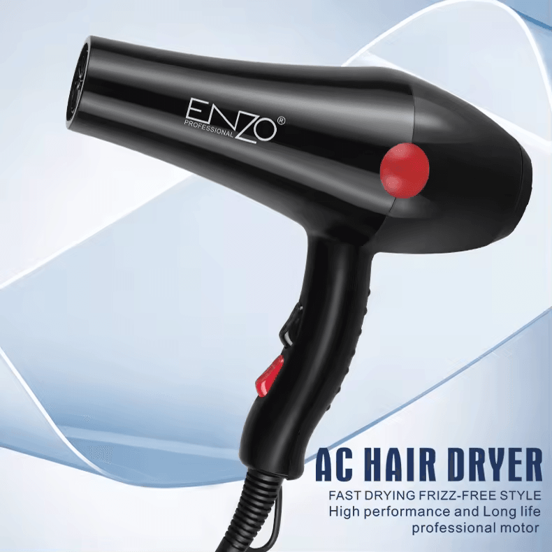 ENZO EN-6114 Professional Hair Dryer – 2200W-Intl Version