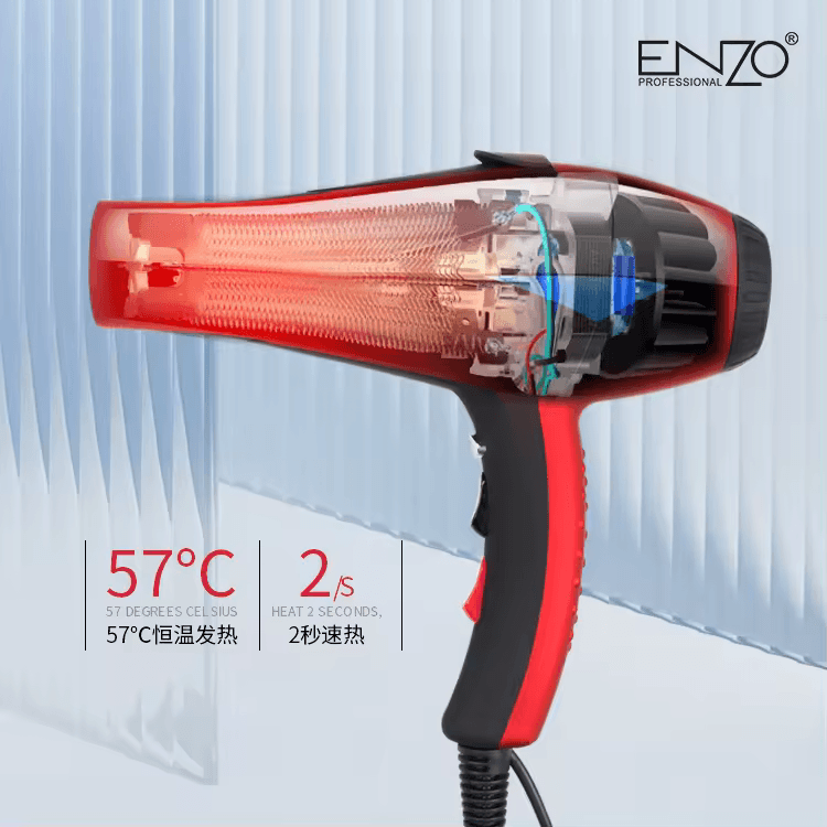 ENZO EN-6109 2000 W Professional Hair Dryer-Intl Version