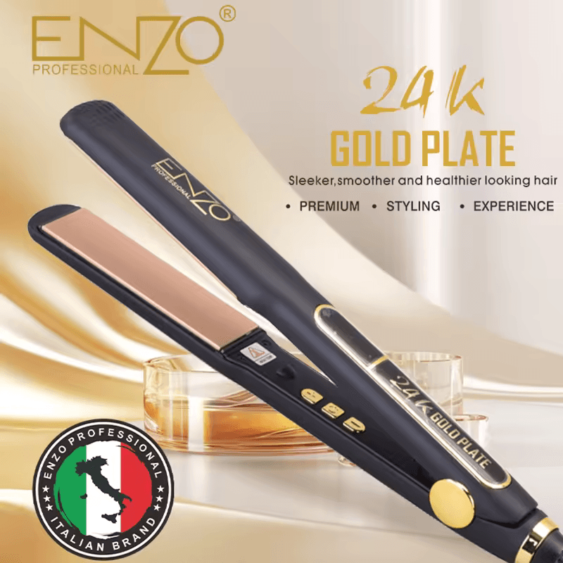 ENZO EN-5182 ENZO Professional Ceramic Hair Iron Straightener - Intl Version