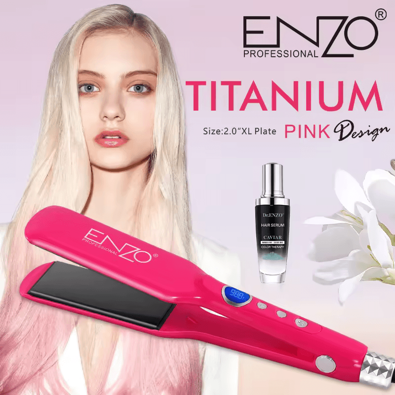 ENZO EN-3215 Professional Hair Straightener -Intl Version