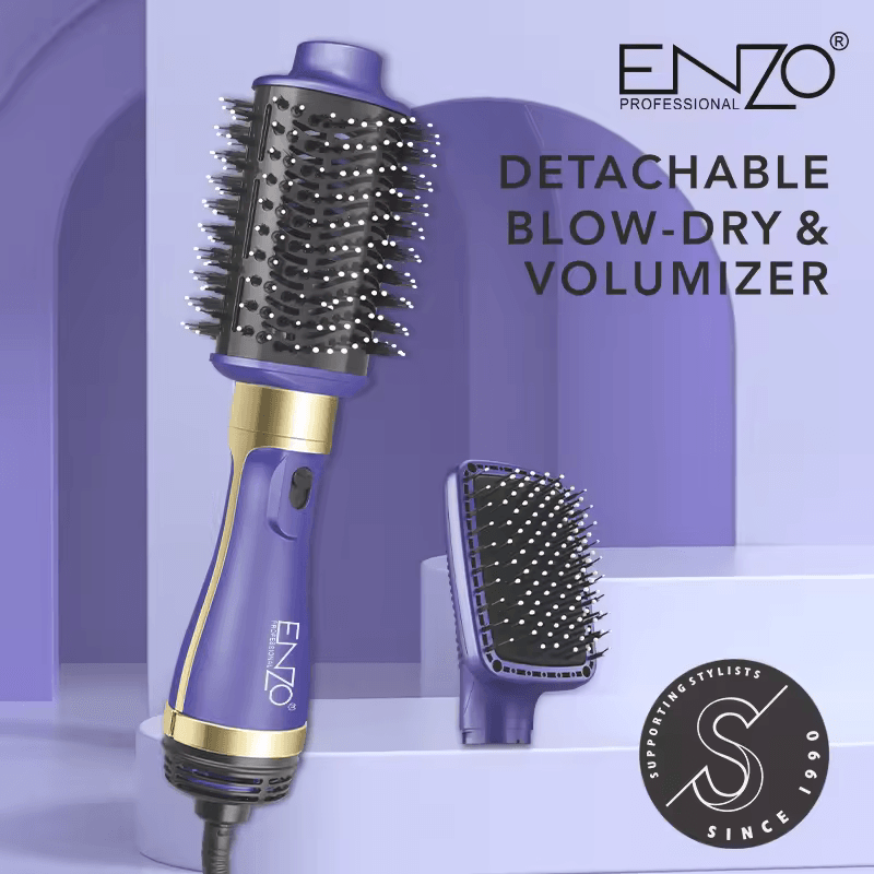 ENZO EN-4128 Professional 2-in-1 Hair Dryer and Styler - Intll Version