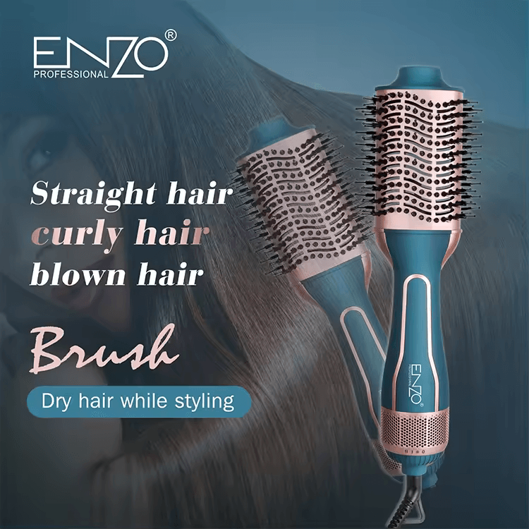 ENZO EN-4112 ENZO Hot Air Hair Brush Styler – Intl Version